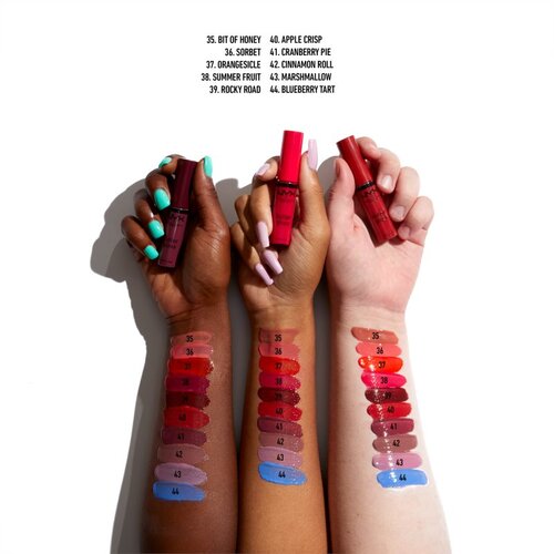 NYX Professional Makeup Butter Gloss sijaj za ustnice odtenek 35 Bit Of Honey 8 ml Slike