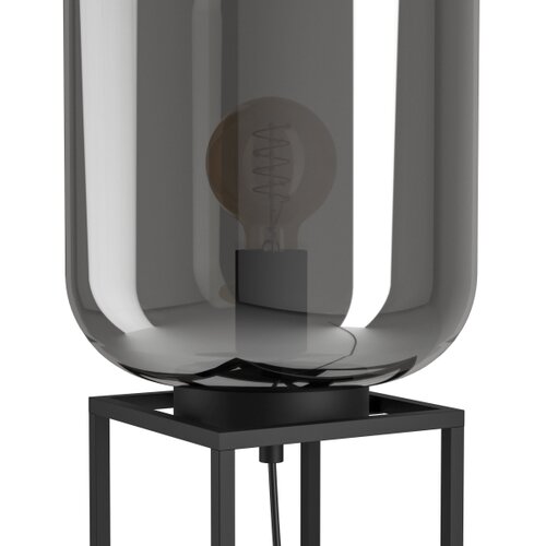 Eglo 39989 - Stojeća lampa BULCIAGO 1xE27/40W/230V zadimljena Slike