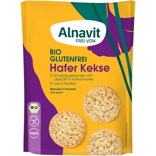 Alnavit Bio ovseni piškoti - 125 g Cene