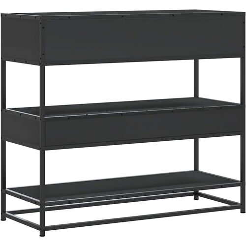  Konzolni stol crni 90x35x80 cm konstruirano drvo Slike