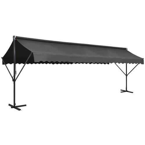  Samostojeća tenda 600 x 300 cm antracit Cijene