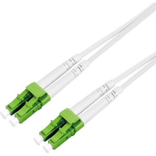 Roline 21158635 steklena vlakna optični priključni kabel LC 10.00 m bela 1 kos, (20630808) Cene