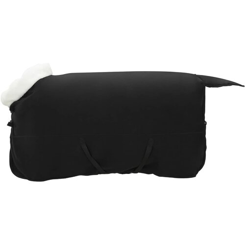 vidaXL Konjski plašč Črna 135 cm Polarna flanela, (5000288835) Cene