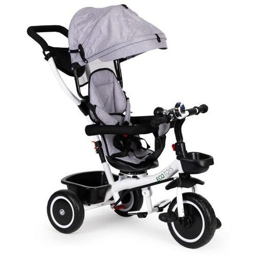 ECO TOYS tricikl sa rotirajućim sedištem 360 gray Slike