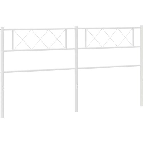 Metalno uzglavlje bijelo 193 cm Slike