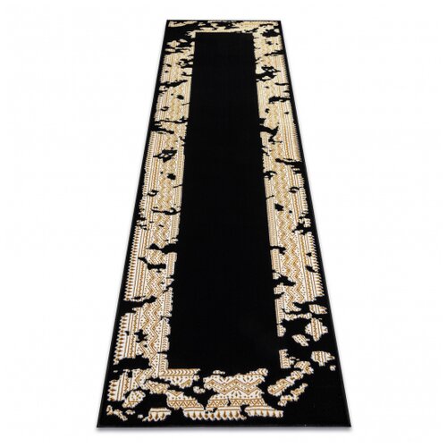 RugsX Tekač, tekač ALLURE 1965 Okvir - strukturna, elegantna, glamur črna / zlato 60x300 cm, (22045279) Cene