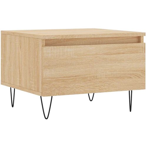  Stolići za kavu 2 kom boja hrasta 50x46x35 cm konstruirano drvo Slike