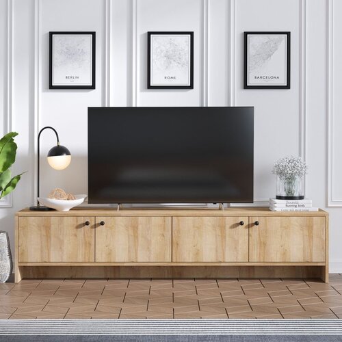 Hanah home Jimmy Oak TV Stand Cene