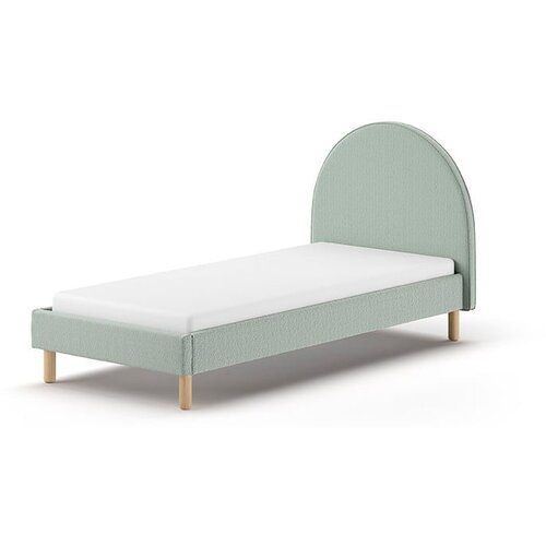 Vipack Zelena oblazinjena postelja z letvenim dnom 90x200 cm MOON – Cene