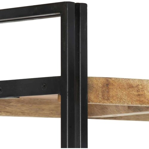 VidaXL knjižna omara 5-nadstropna 60x30x180 cm trden mangov les Slike