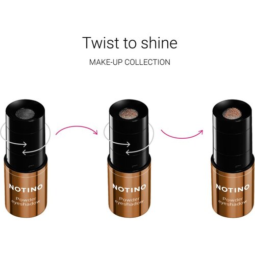 Notino Make-up Collection Powder eyeshadow sjenila za oči u prahu Amber 1,3 g Slike