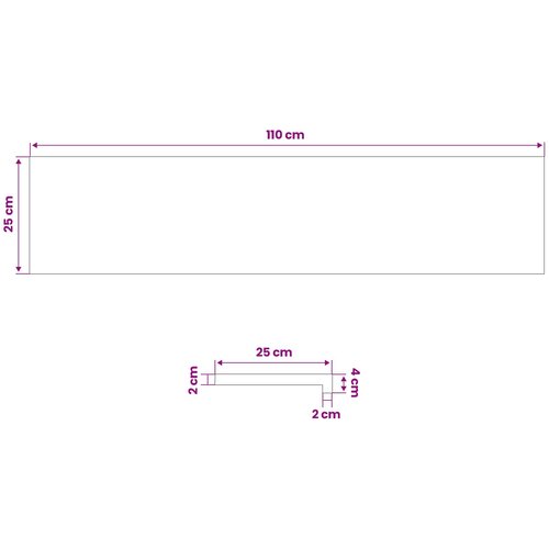  Prozorske klupice 2 kom. Prirodna 110 x 25 x 2 cm Slike
