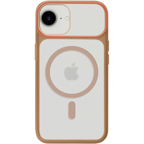 AVIZAR Ovitek za iPhone 16e, dvomaterialna zasnova, združljiv z MagSafe, Rjava, (5000190560) Cene