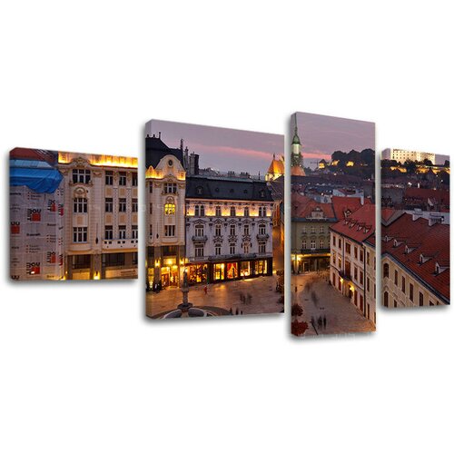  Slike na platnu 4-delne slova&amp;scaron;ka SK022E40 (moderne slike na) Slike