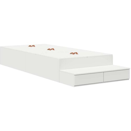  Okvir kreveta za pohranu Bijeli Konstruirano drvo 80 x 200 cm Cijene