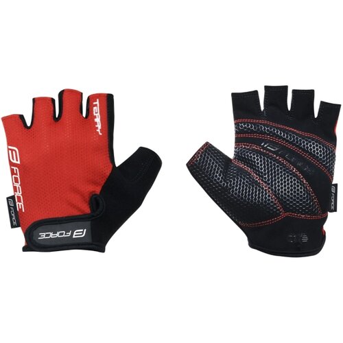 FORCE TEXTIL RUKAVICE FORCE TERRY CRVENE M Slike