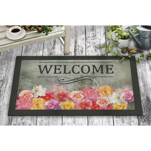 Lessentiel Maison PVC otirač Colorful Roses, 45x70cm Slike
