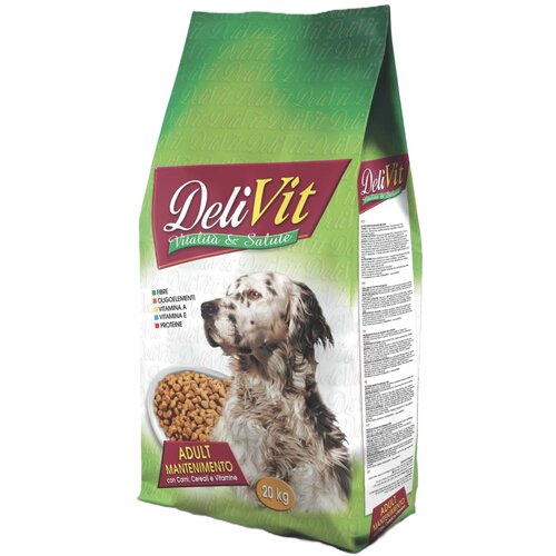Pet360 Delivit Suva hrana za odrasle pse, Piletina i povrće, 20 kg Cene