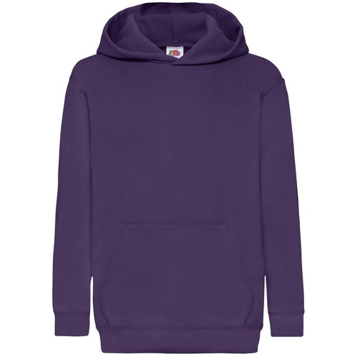 Fruit Of The Loom Purple children&amp;#039;s sweatshirt Classic kangaroo Slike