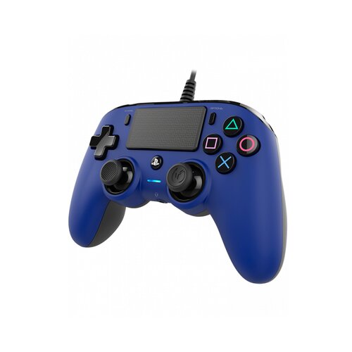 Nacon PS4 Wired Compact Controller Blue gamepad Slike