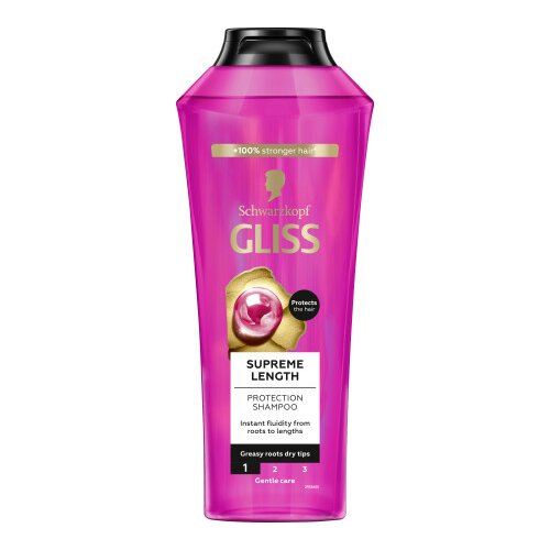 Schwarzkopf Gliss &amp;scaron;ampon za kosu Supreme Length 400 ml Slike