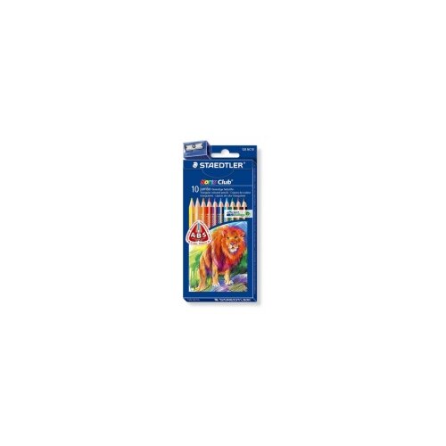 Staedtler Barvice Noris Club Jumbo ABS, 10 kosov + &amp;scaron;ilček Slike