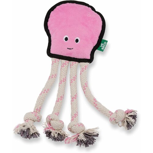 BECO PETS igračka za pse ollie the octopus roze Slike