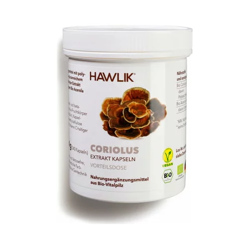 Hawlik bio Coriolus ekstrakt - kapsule - 240 kap.