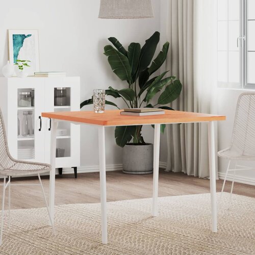 VidaXL Stolna ploča 80x80x2 5 cm četvrtasta od masivne bukovine Slike