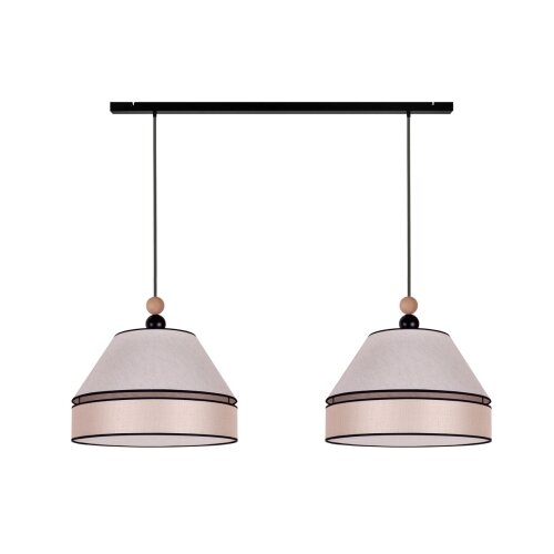  Duolla - Visilica na sajli AVIGNON 2xE27/15W/230V bež Slike