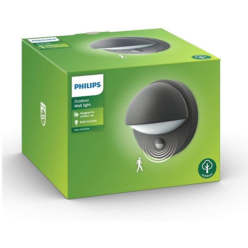 Philips Spoljna zidna svetiljka JUNE sa senzorom 1xE27/12W/230V IP44 Slike