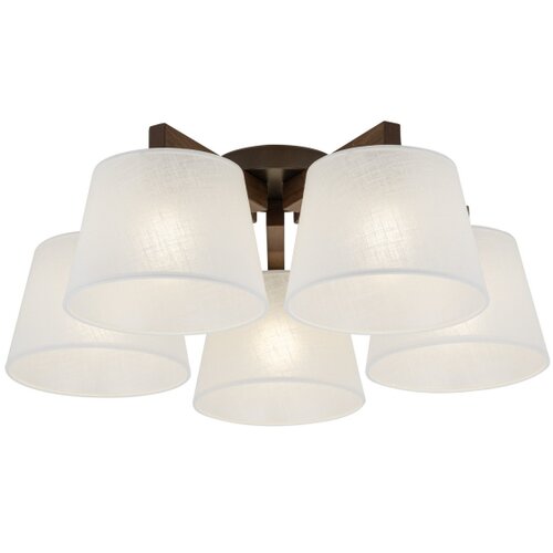 Brilagi plafonski luster latte 5xE27/15W/230V borovina/bela Slike