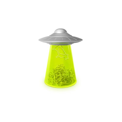 Widdop &amp;amp; Co. Fred - Set držač za spajalice i spajalice - Fred, Space Ship, Filing Saucer Slike