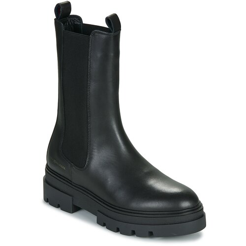 Tommy Hilfiger MONOCHROMATIC CHELSEA BOOT Crna Cijene