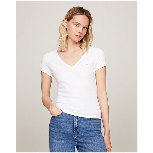 Tommy Hilfiger Majice &amp;amp; Polo majice DW0DW17385 Bela Slike