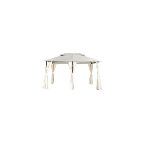 Metalna gazebo tenda Belize 3x4m sa duplim krovom i bočnim zavijesama Cijene