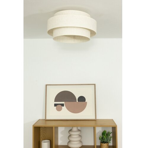  plafonsko svetlo boho 1xE27/60W/230V prečnik 40 cm belo Slike