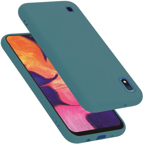 Cadorabo Ohi&amp;scaron;je, združljiv s Samsungom v tekoči zeleni barvi - za&amp;scaron;čitni pokrov iz fleksibilnega silikona TPU, (20589038) Slike