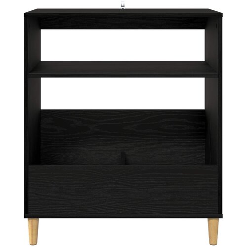  Stalak za gramofon Crni hrast 71 x 39,5 x 83 cm Slike