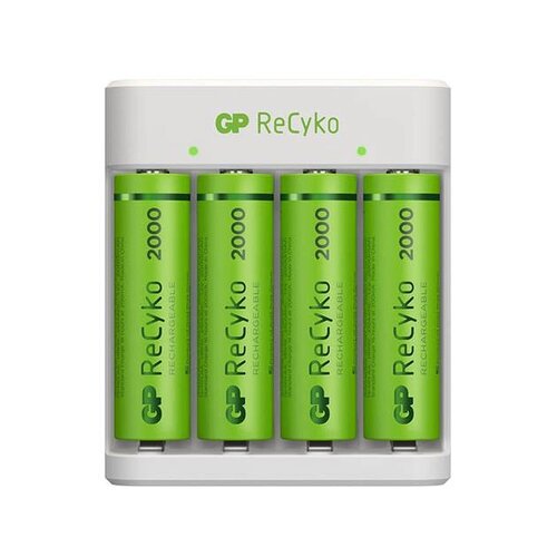 GP Batteries Punjač za baterije E411-210AAHC-2B4, USB Slike
