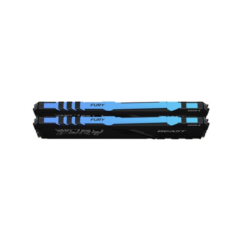 Kingston FURY Beast RGB, 32GB DDR4 (2x16GB), 3200MHz, CL16, KF432C16BB1AK2/32 Slike