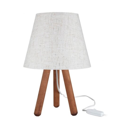 Squid Lighting Stolna lampa s tekstilnim sjenilom u bijeloj prirodnoj boji (visina 33,5 cm) - Cijene
