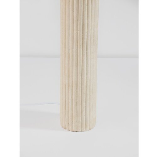 Nova Luce Bela/kremno bela lončena stoječa svetilka (vi&amp;scaron;ina 150 cm) Bacoo &amp;ndash; Slike