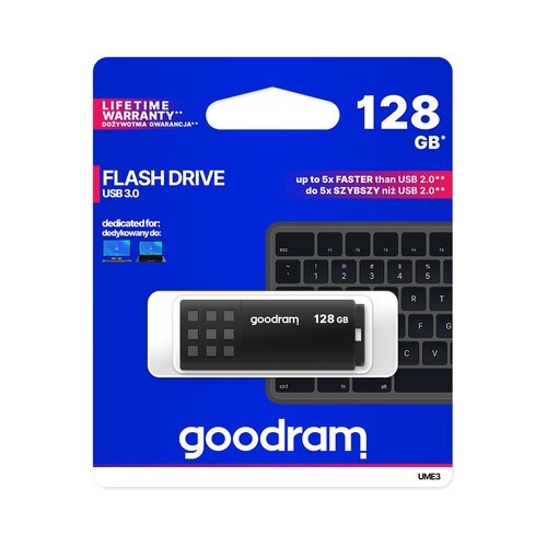 Goodram UME3 USB memorija, 128 GB, USB 3.0, crna Cijene