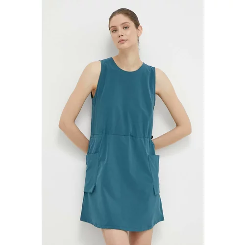 Helly Hansen Sportska haljina Viken boja: tirkizna, mini, ravna, 62820