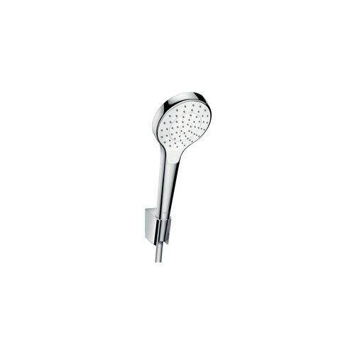 Hansgrohe Croma Select S 110 White Chrome tuš set: ručni tuš sa 1 mlazom, Isiflex B 1250 crevo za tuš i držač 26420400 Cene