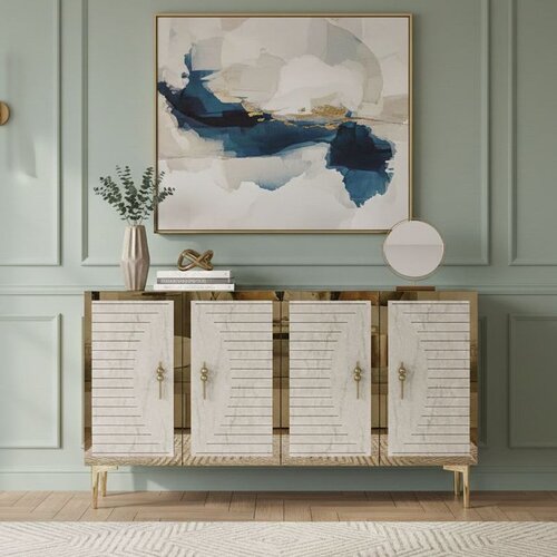 Hanah home Komoda s ladicama, 120x75x32cm, Bijela Cijene