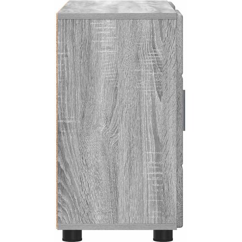  Kreveta s policom FLORIN Siva Sonoma 88,5 x 30,5 x 55,5 cm Slike