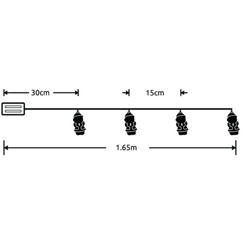  led svetleći niz &amp;quot;deda mrazevi&amp;quot; 1.65m ML-C1013 Slike