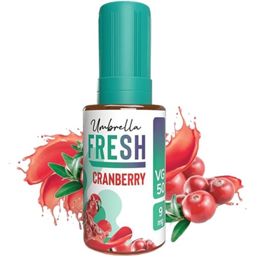 Umbrella Tekućina za e-cigarete, Cranberry 30ml, 4.5mg &ndash; Fresh VG50 Cranberry 30ml, 4.5mg Cijene